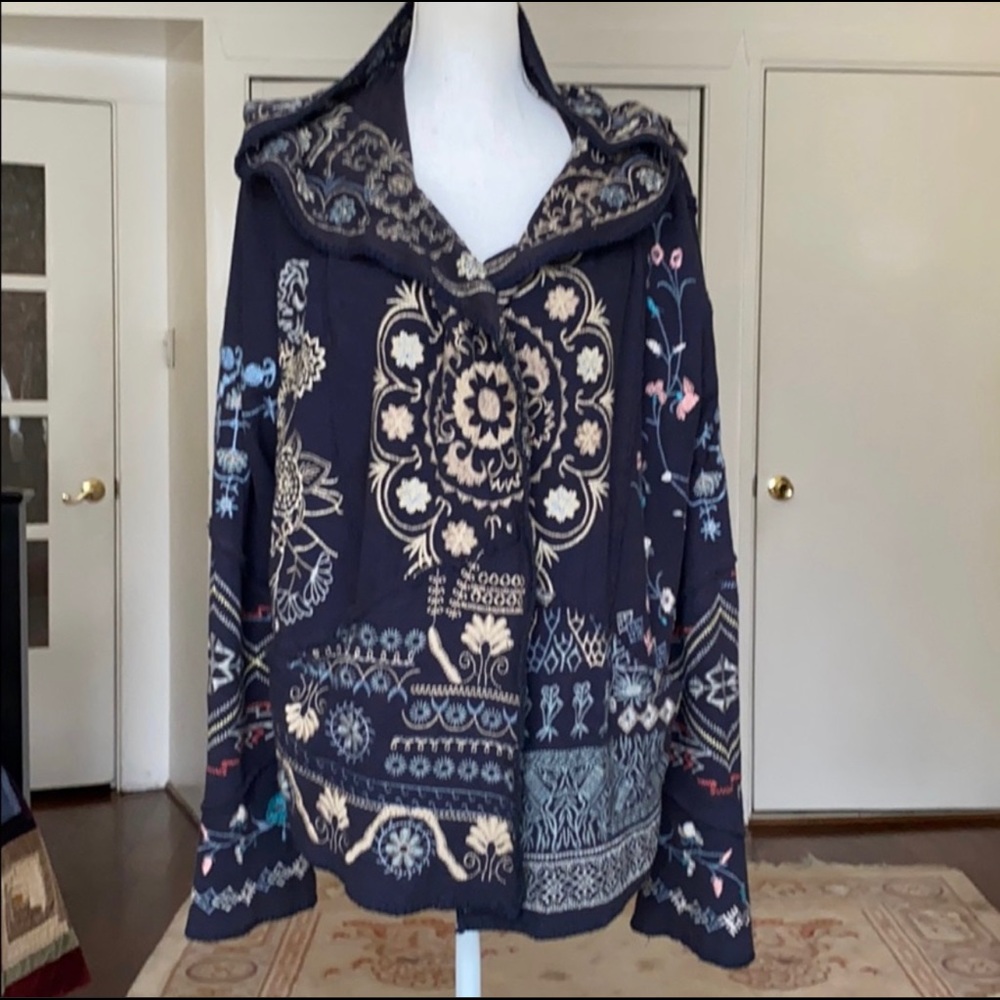 Johnny Was Spleo Patchwork Cardigan - image 3